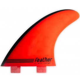 Quilhas surf Feather Fins Gony Zubizarreta Red Core