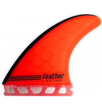 Dérive de surf Feather Fins Gony Zubizarreta Red Core Single Tab