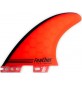 Quilhas surf Feather Fins Gony Zubizarreta Red Core Click Tab