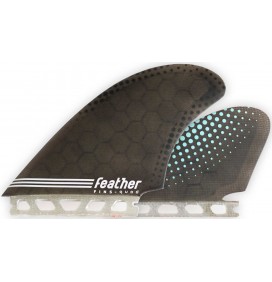 Aileron de surf Feather Fins Semi Keel Quad Single Tab