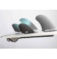 Aileron de surf Feather Fins Semi Keel Quad Click Tab