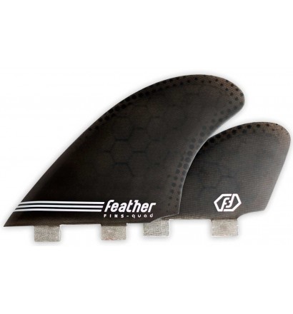 Quilhas surf Feather Fins Semi Keel Quad