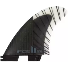 Ailerons de surf FCS2 Reactor PC Carbon