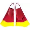 Palmes de bodyboard Option MK2 Rouge/Jaune