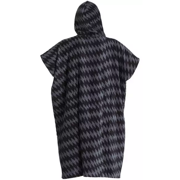 Poncho Billabong Grey Diamonds