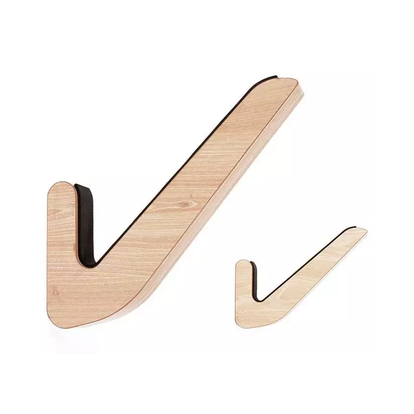 eenvoudig surfplankrek Ocean & Earth Longboard Timber Wall Rack