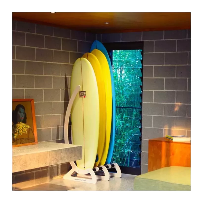 Ocean & Earth Timber Free standing rax for 4 surfboards