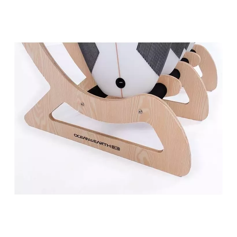 Ocean & Earth Timber Free standing rax for 4 surfboards