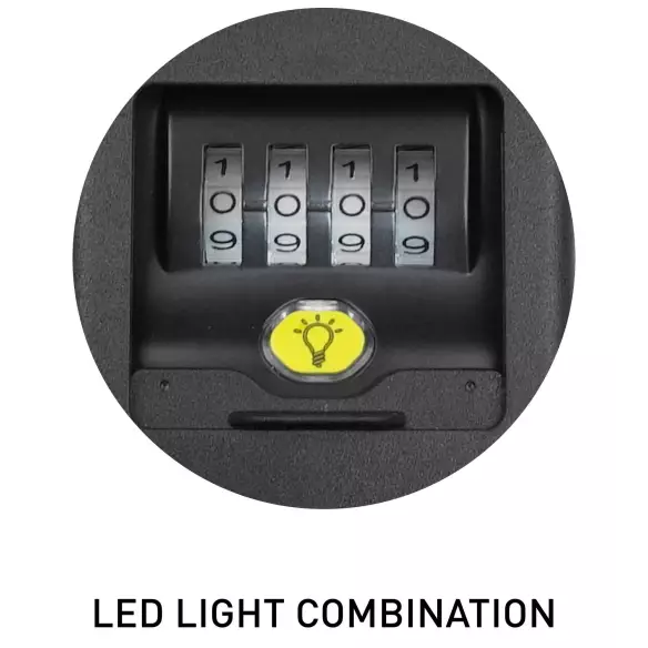 Von hinten beleuchtetes Vorhängeschloss für Autoschlüssel Surf Logic Led Light