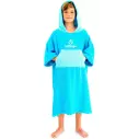 Poncho Junior Surf Logic Cyan & Turquoise