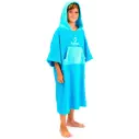 Poncho Junior Surf Logic Cyan & Turquoise