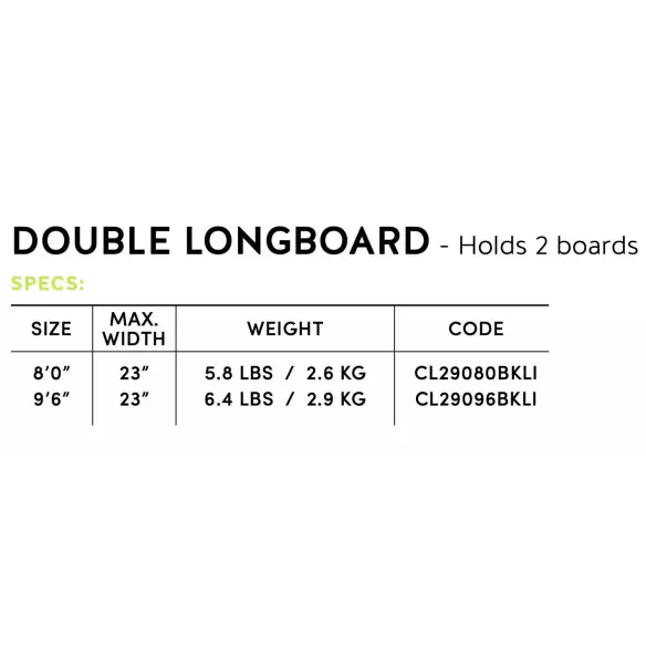 Funda Creatures Longboard Doble