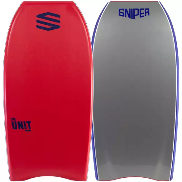 Prancha de Bodyboard Sniper Unit Red/Silver