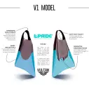 Aletas de bodyboard Pride Vulcan V1 Negro