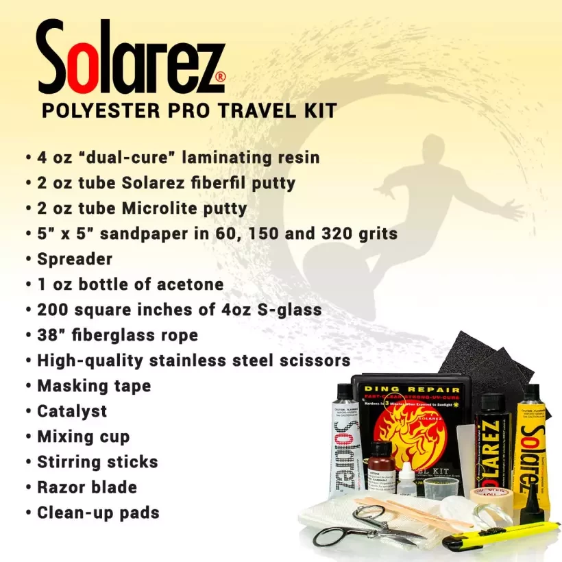 Solarez Pro travel repair kit