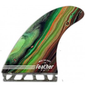 Chiglie di surf Feather Fins Performance Twin Single Tab