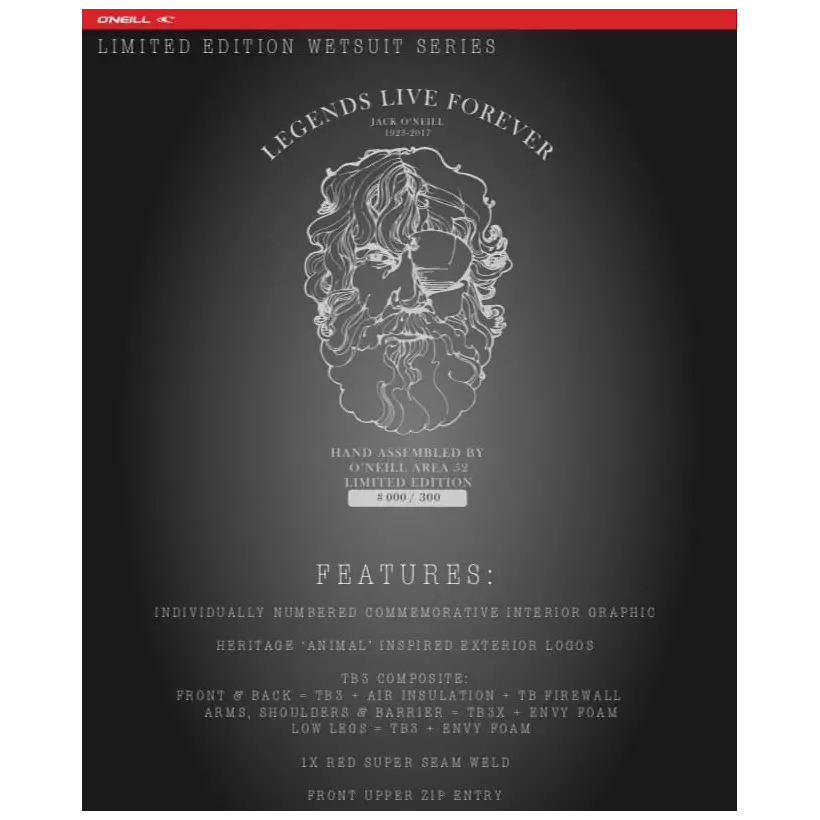 Wetsuit Jack O´Neill Legend 4/3mm +