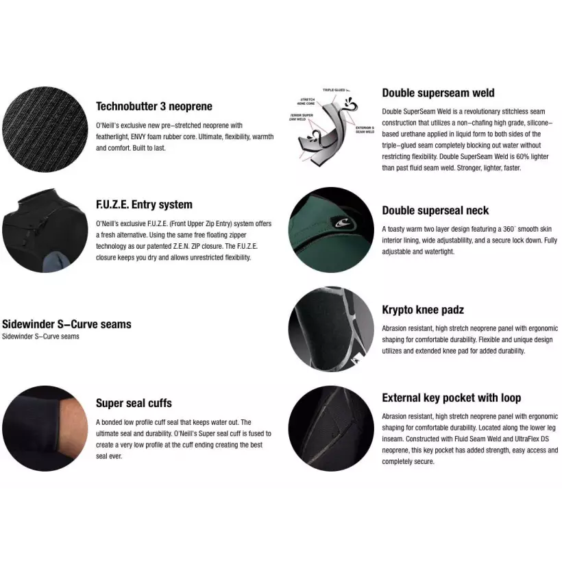 Combinaison O´Neill Jack O´Neill Legend 4/3mm +