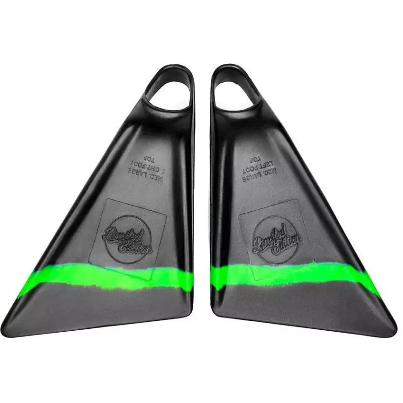 Palmes de bodyboard Limited Edition Sylock Lime Stripe