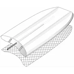 Prancha de bodyboard NMD Ben Player Quantum PP+ISS 2