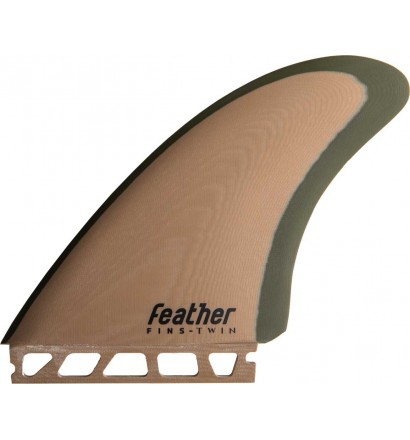 Ailerons de surf Feather Fins Modern Keel Single Tab