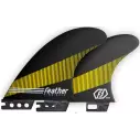 Ailerons de surf Feather Fins Quad Click Tab