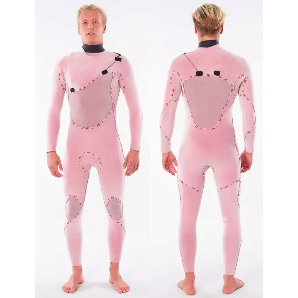 Wetsuit Rip Curl Flash-Bom 3/2mm Borst-Zip 