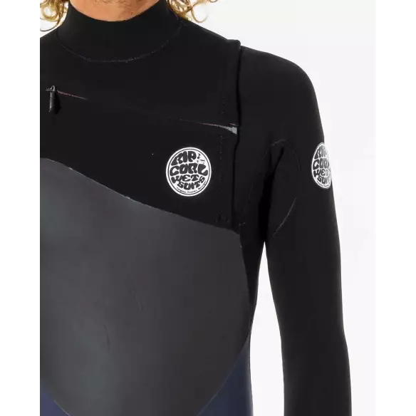 Wetsuit Rip Curl Flash-Bom 3/2mm Borst-Zip 
