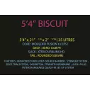 Prancha de surf softboard Mullet Biscuit