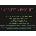 Surfbrett softboard Mullet Bitten Biscuit