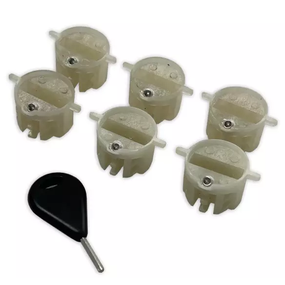 Juego de 6 tapones de quillas M-Fins Juego de 6 tapones de quillas M-Fins