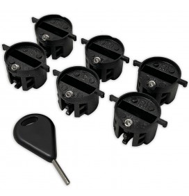 Jeu de 6 Plugs d'aileron Eurofin