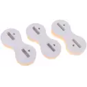 Set di 3 Plugs M-Fins Dual Tab