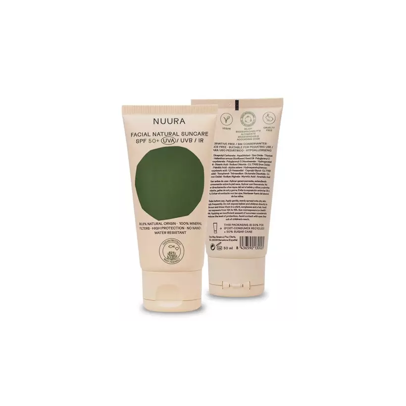Crème solaire Nuura SPF50