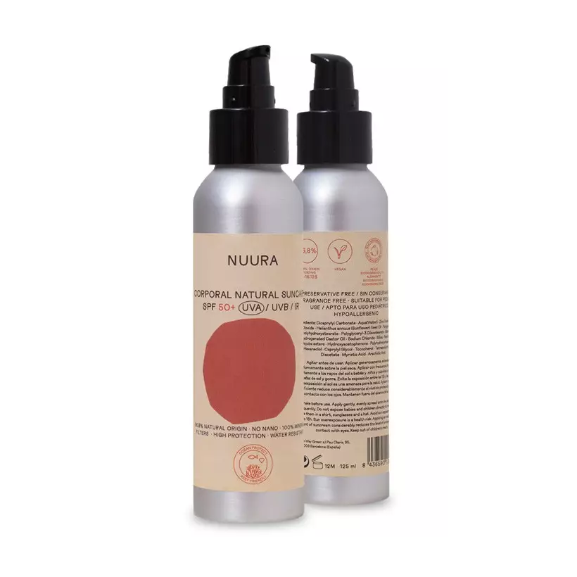 Crema solar en spray Nuura SPF50