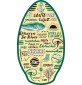 Tabla de skimboard Slidz Wood 41'' Portugal