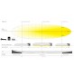 Surfboard Torq Funboard Pinline colour (OP VOORRAAD)