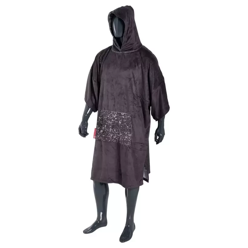 Poncho handtuch Madness Black Speckle