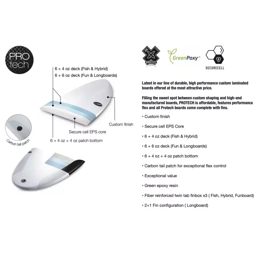 Tavola da surf NSP fish Protech (IN STOCK)