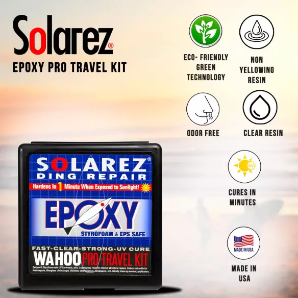Kit di riparazione Solarez Epoxy Pro viaggio Kit di riparazione Solarez Epoxy Pro viaggio