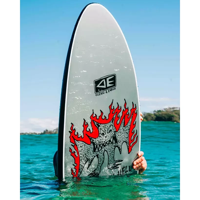 Prancha de surf softboard Ocean & Earth Bat Outta Hell EZI-Rider 5'6 Quad