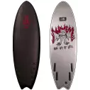 Surfbrett softboard Ocean & Earth Bat Outta Hell EZI-Rider 5'6 Quad