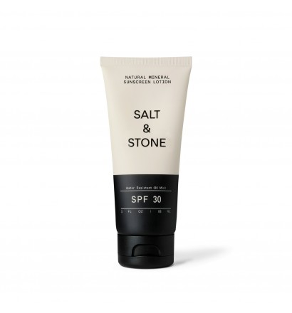 Loción de protección solar mineral natural Salt&Stone SPF30