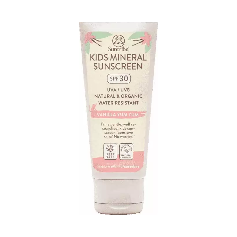 Crème solaire pour le corps et le visage Suntribe Kids SPF30