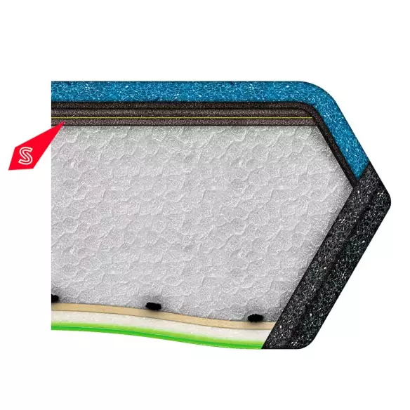 Tabella di Bodyboard Funkshen Chase o'leary Premium Skintec PP Tabella di Bodyboard Funkshen Chase o'leary Premium Skintec PP
