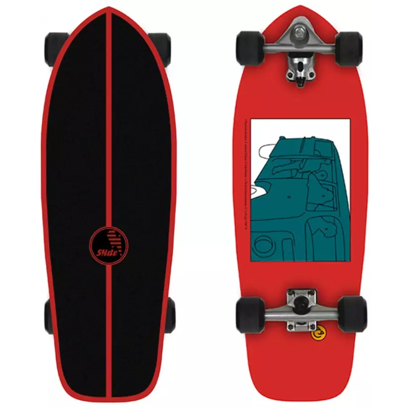 Tabla de surfskate Slide Joyful Splatter 30''