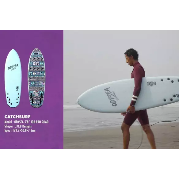 Tabla softboard Catch Surf Odysea Pro Job Quad Tabla softboard Catch Surf Odysea Pro Job Quad