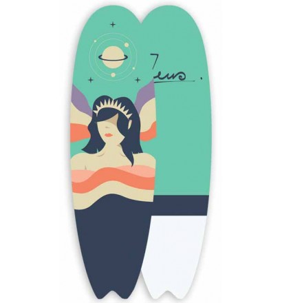 Tavola da surf Zeus Rosa 7'6 EVA