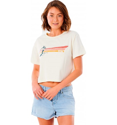 Camisa Rip Curl Golden State Crop tee