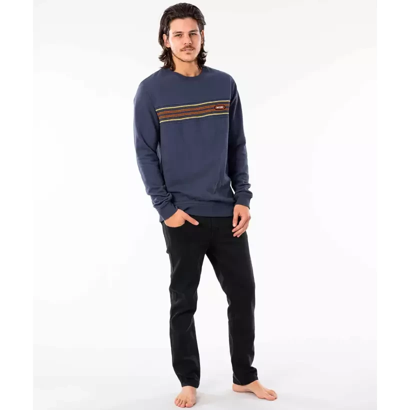 Felpa Rip Curl Surf Revival Stripe Crew